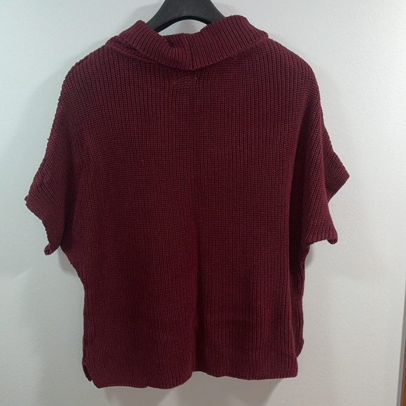 Pact Short Sleeve Cowl Neck Sweater - Picture 2 of 4